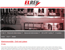 Tablet Screenshot of elrev-ul.cz